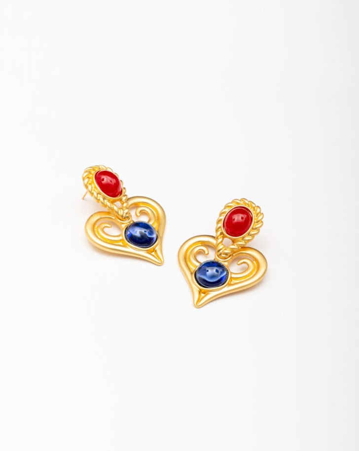 Latika Studs In Blue