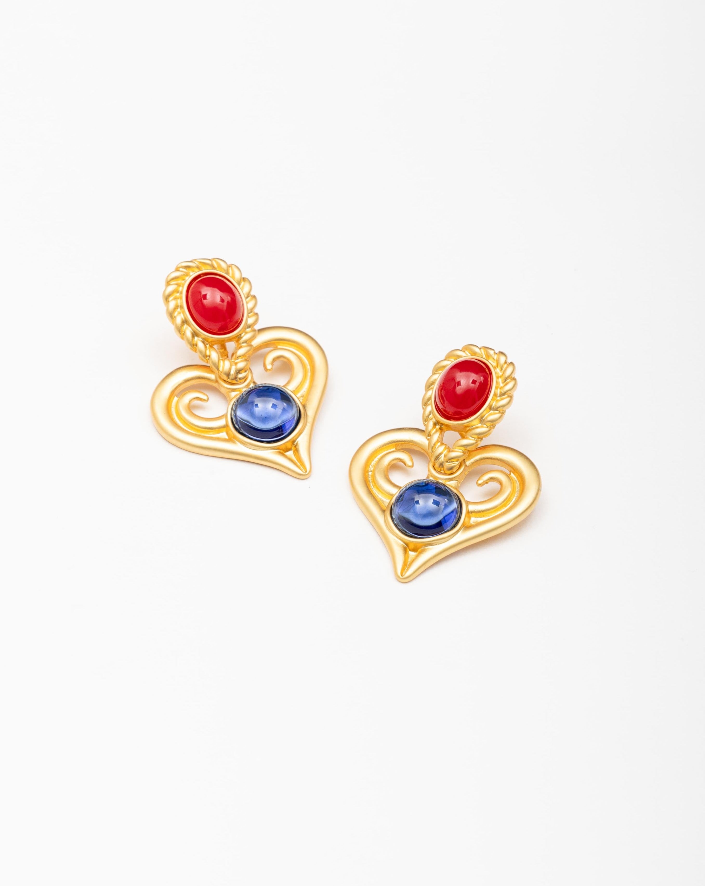 Latika Studs In Blue