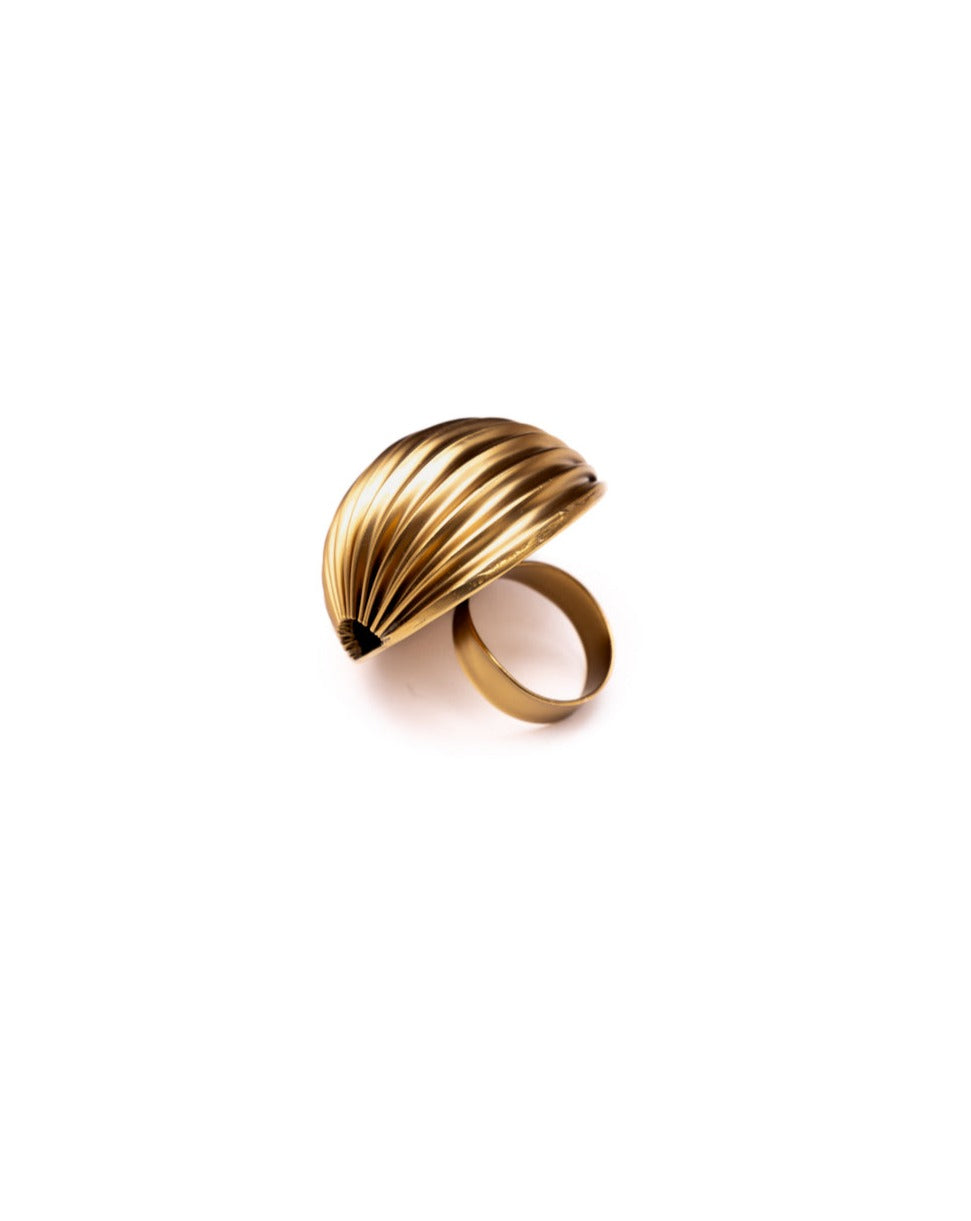 Maxima Ring In Gold Graphite