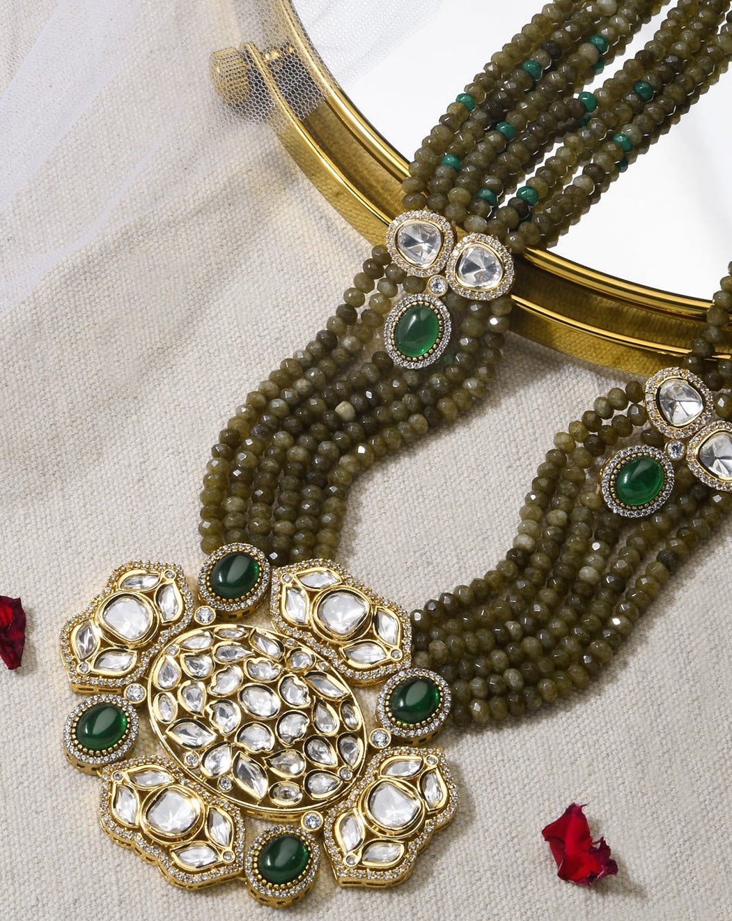 Ritzy Necklace With Earrings