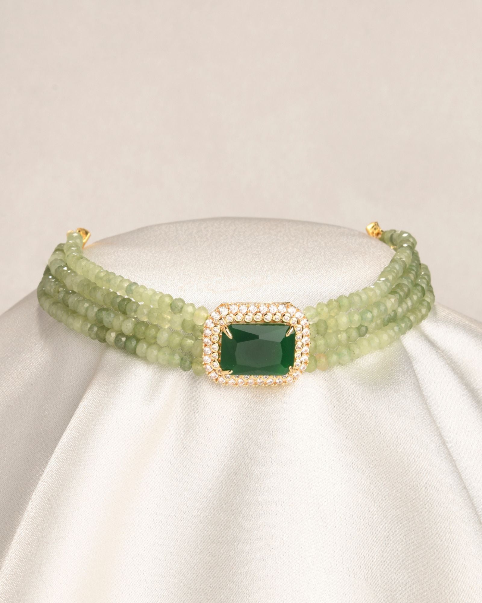 Elegant Green Choker