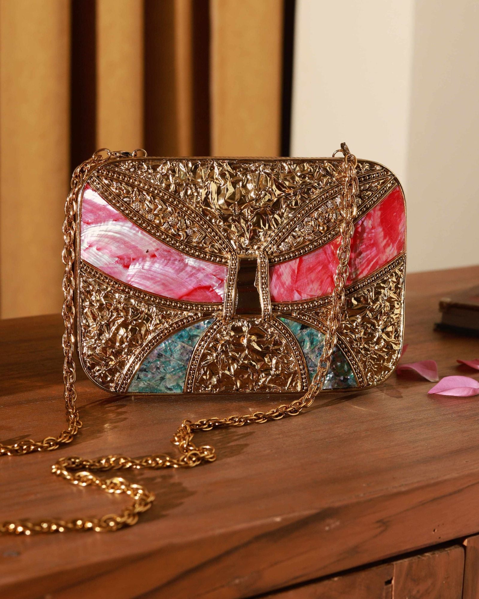 Naina Mother of Pearl Clutch