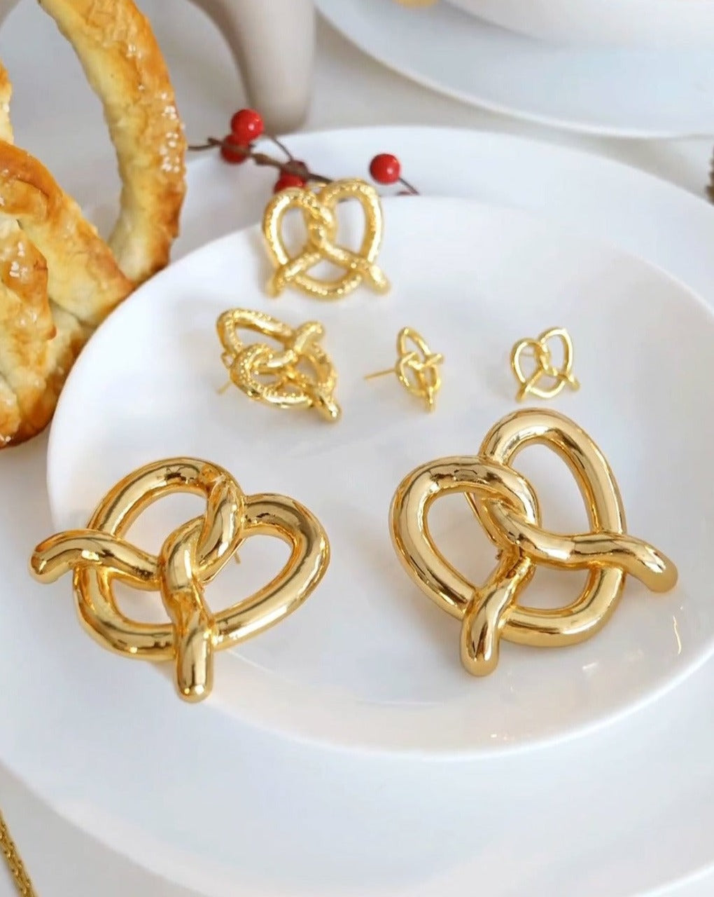 Mega Pretzel Earrings