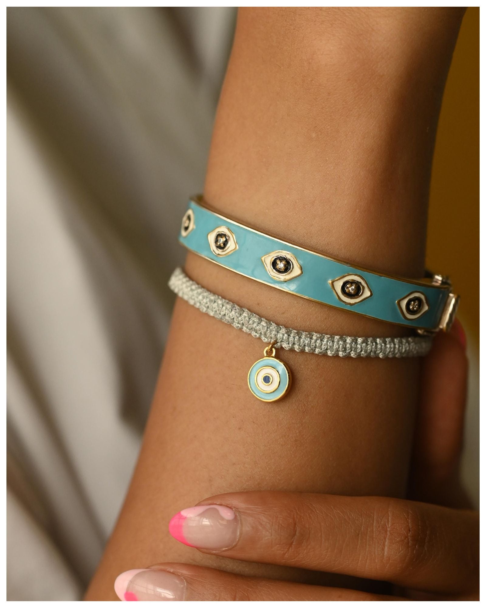 Yara Evil Eye Thread Bracelet