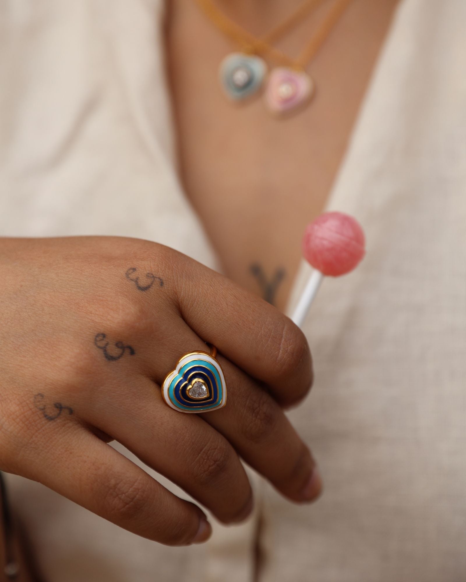 Alessa Pop Heart Ring