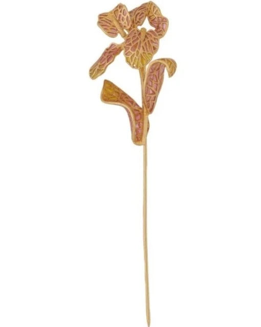 Orchid Flower Lapel Pin