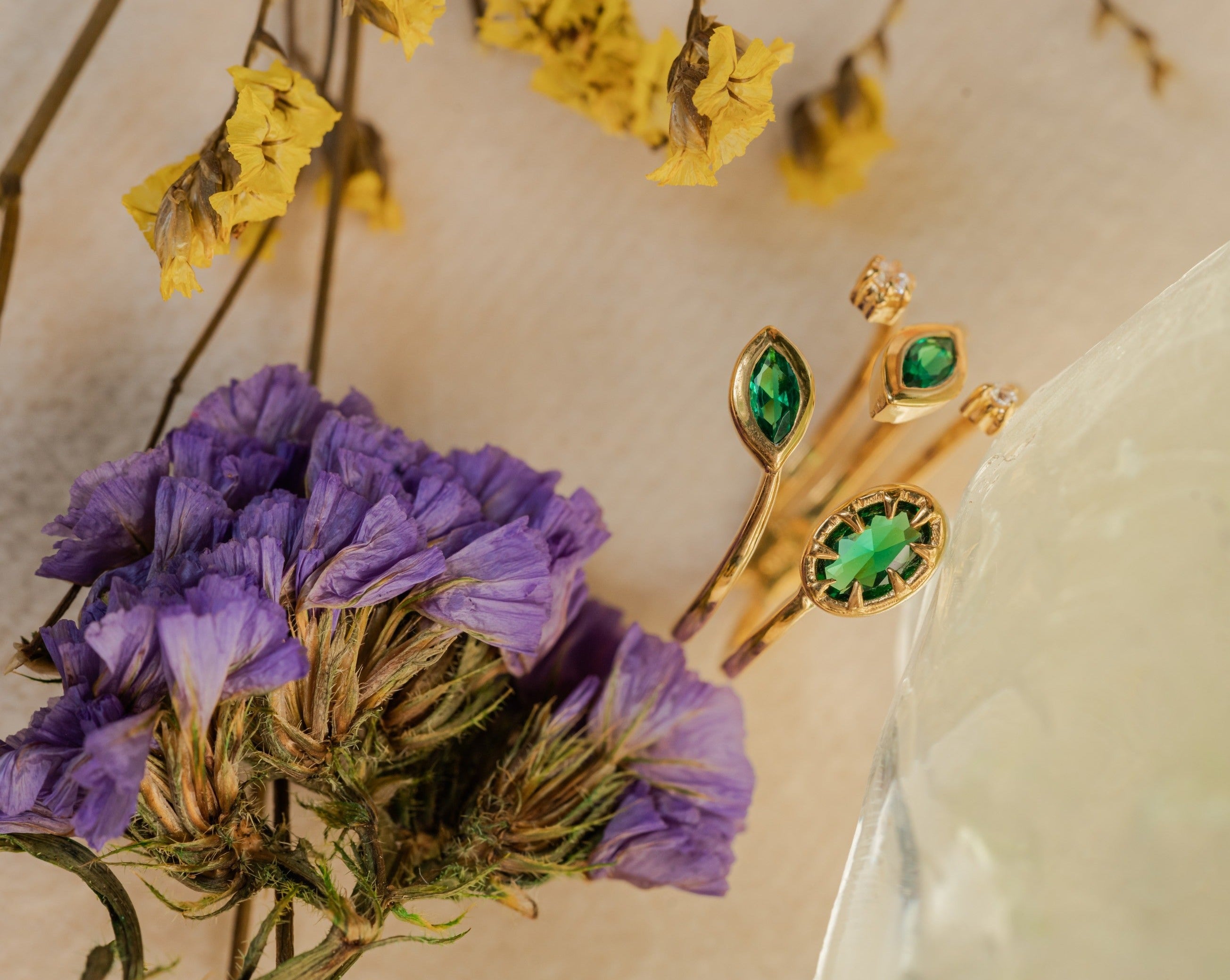 Green Bloom Ring