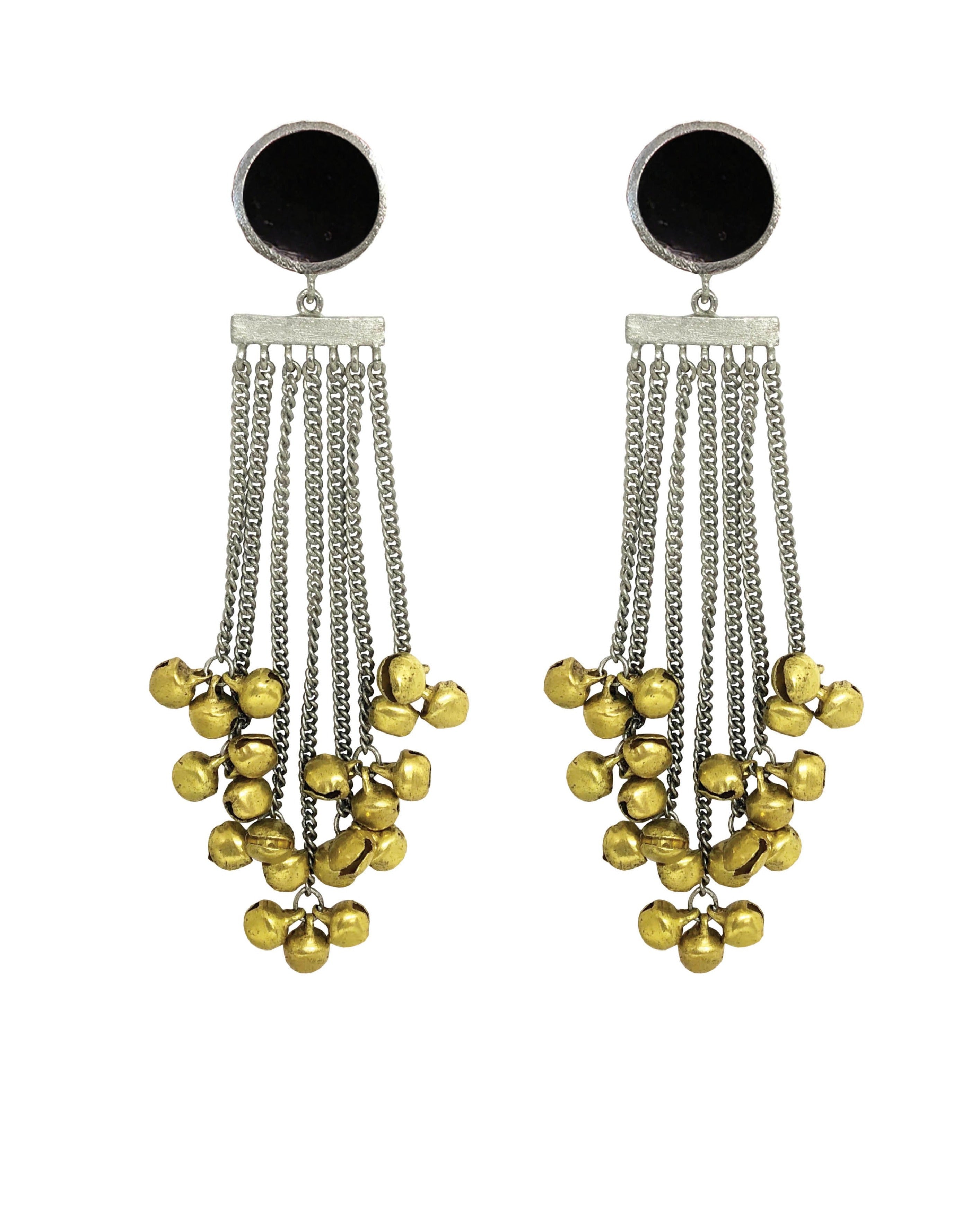 Tasseled Ghungroo Earrings