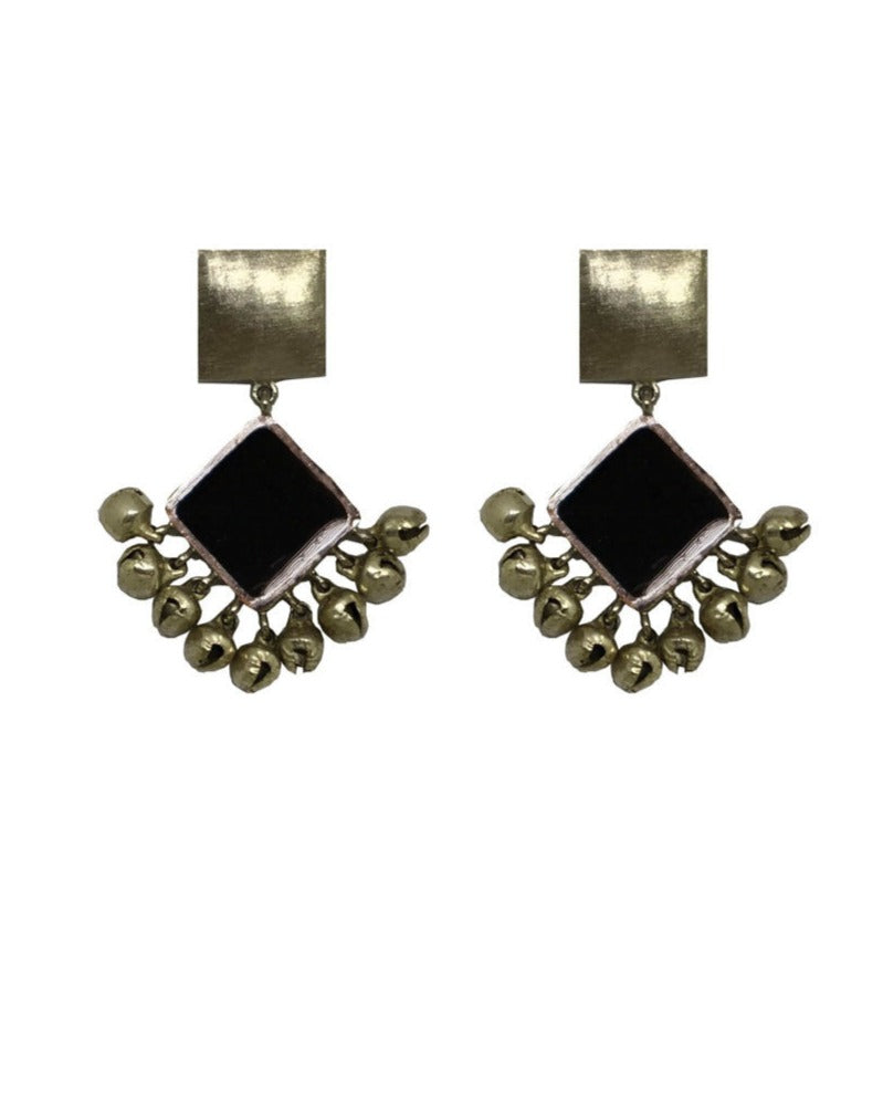 Two Tier Diamond Earrings