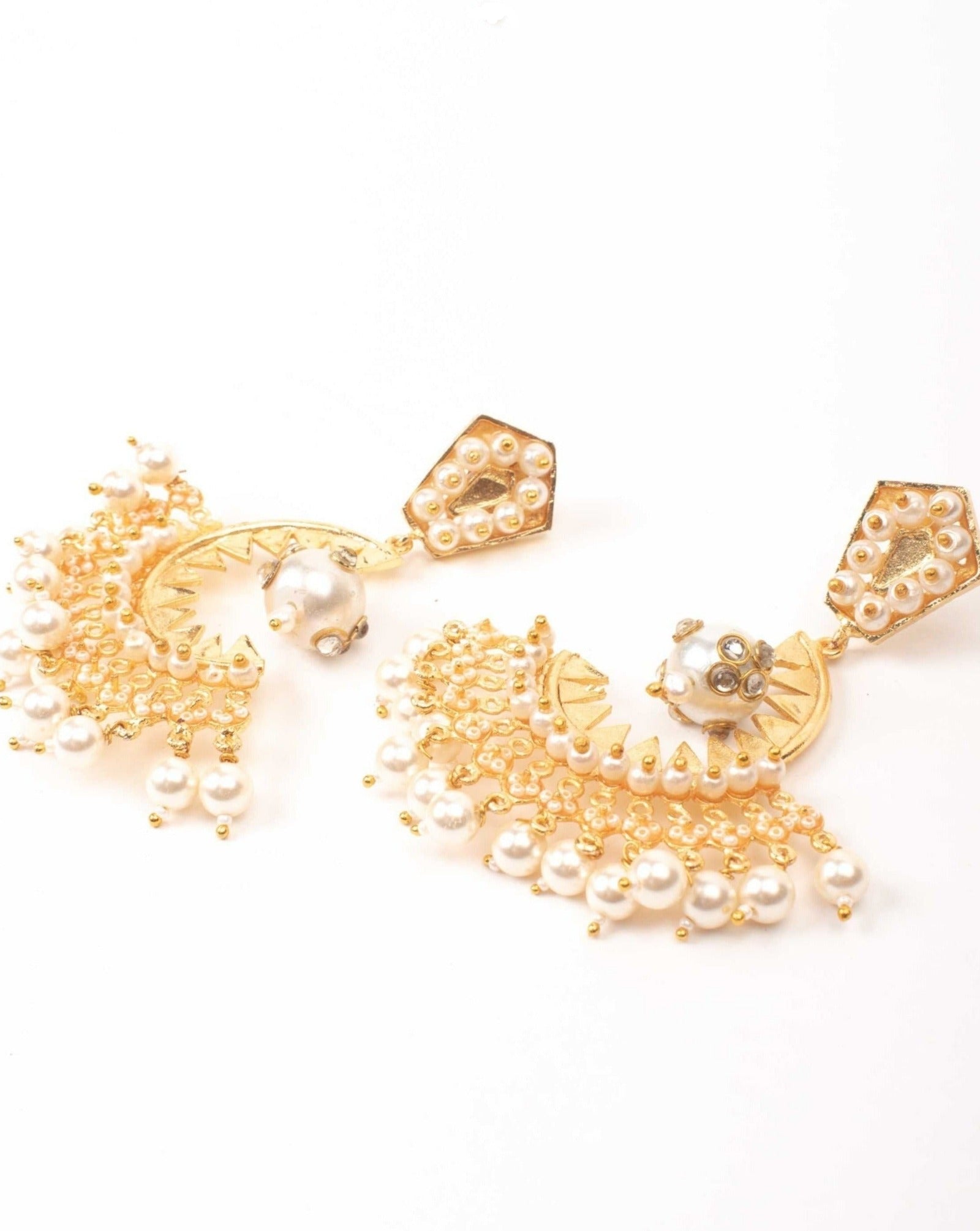 Fusion Chandbali Earrings