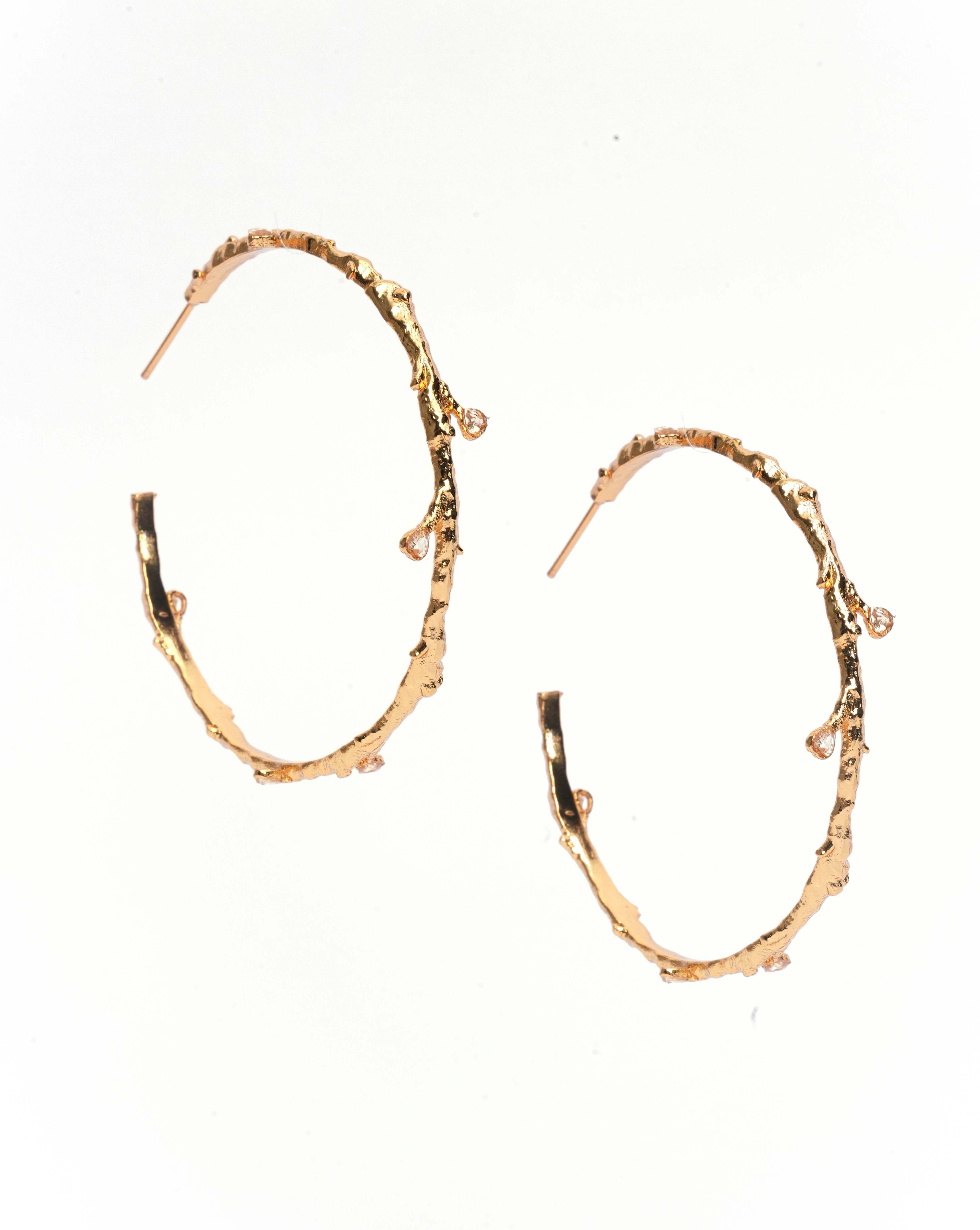 Vine Crest Xl Hoops