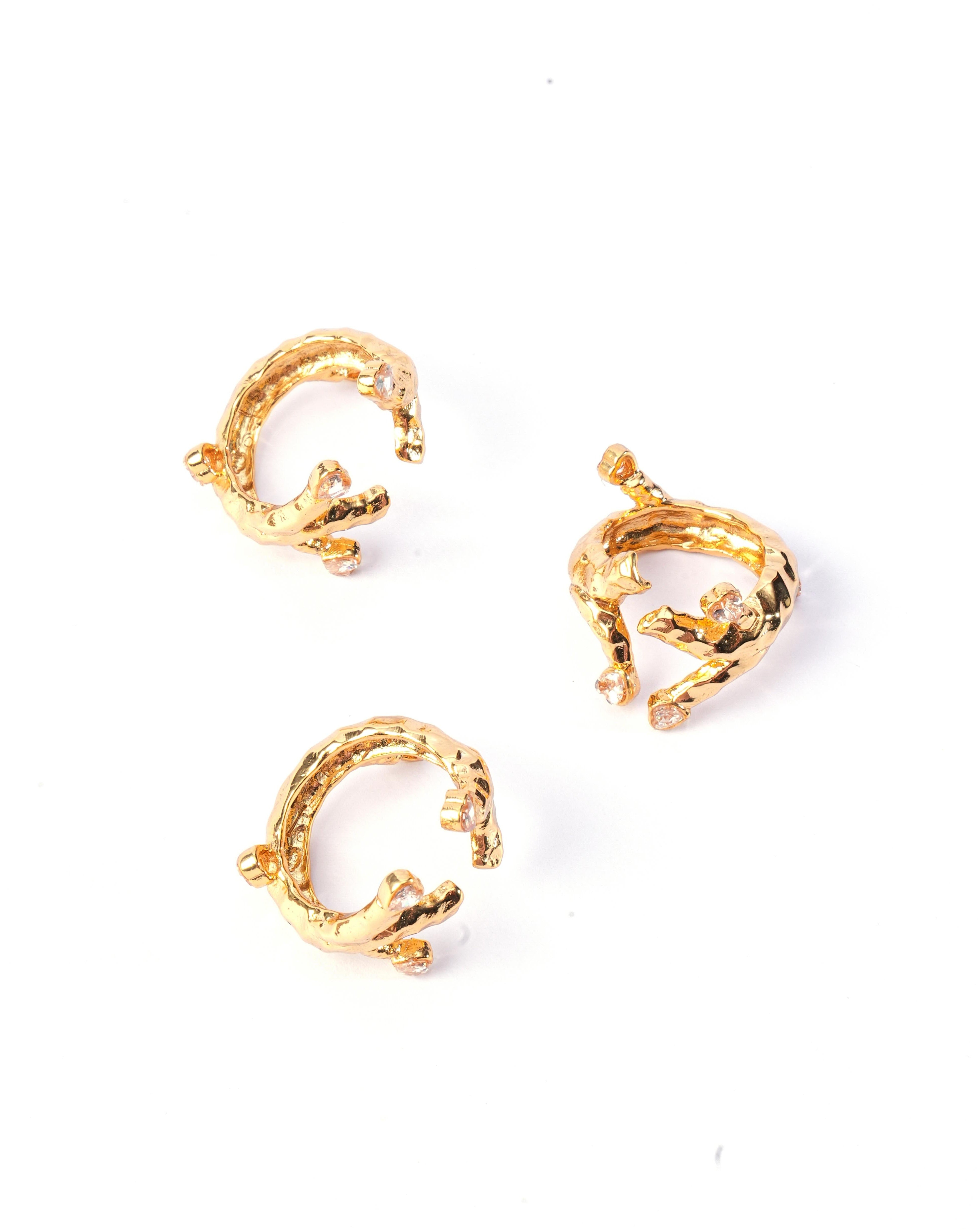 Vine Crest Rings (Set Of 3)