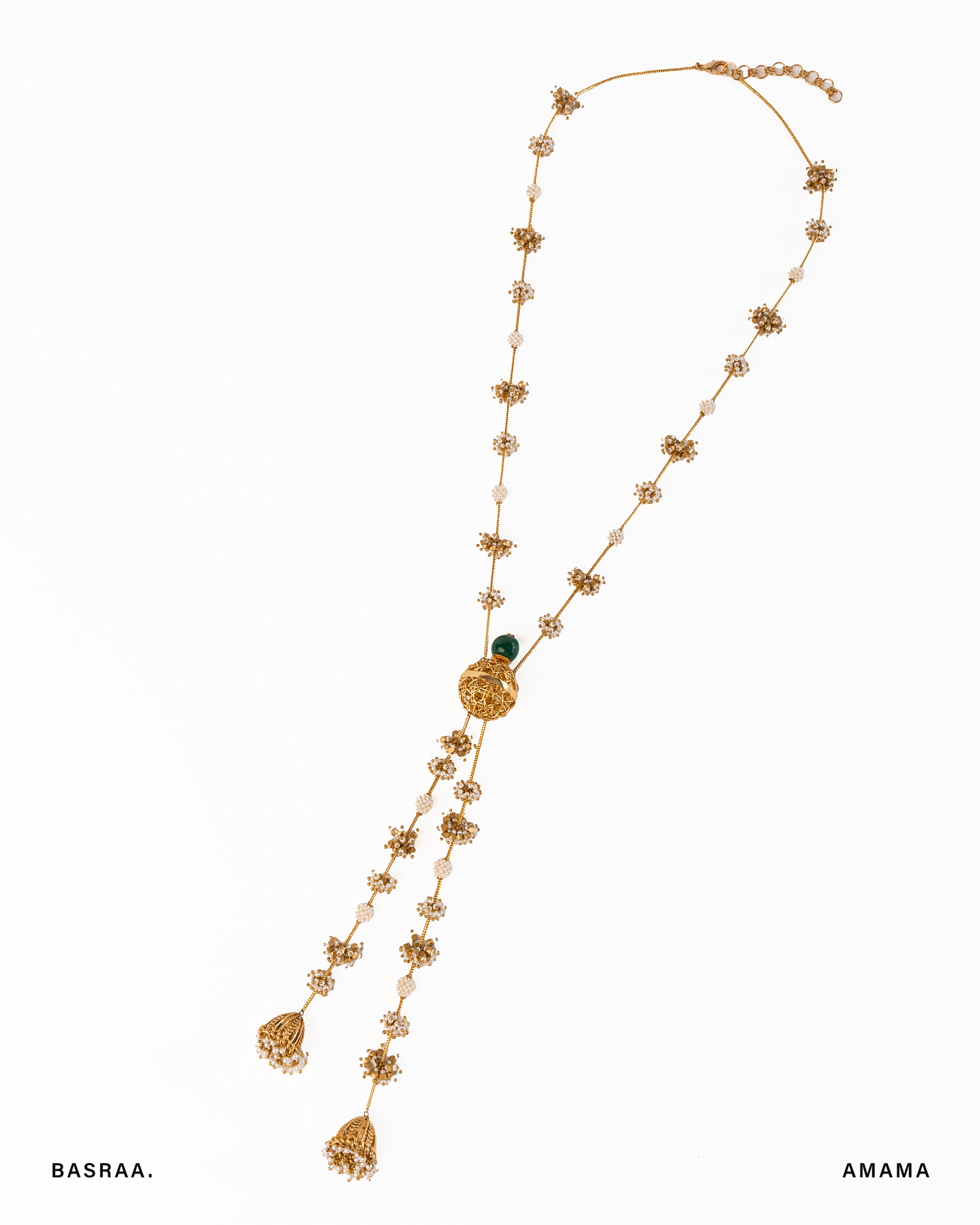 Basra Rattan Y- Necklace