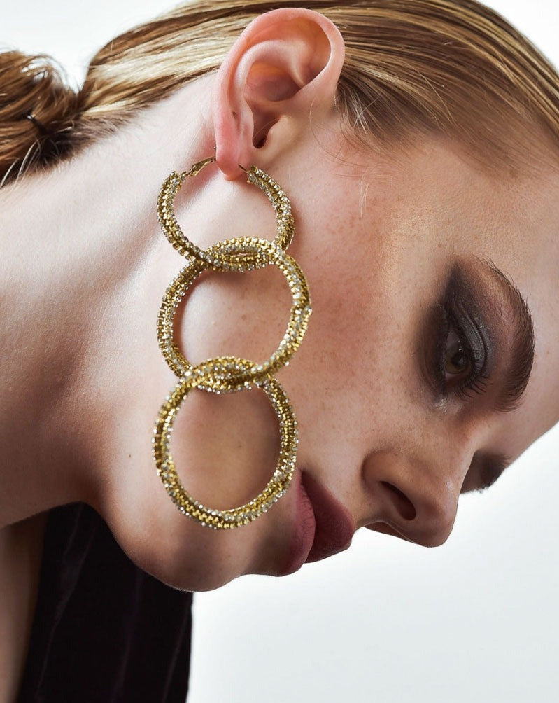Verona Triple Loop Earrings
