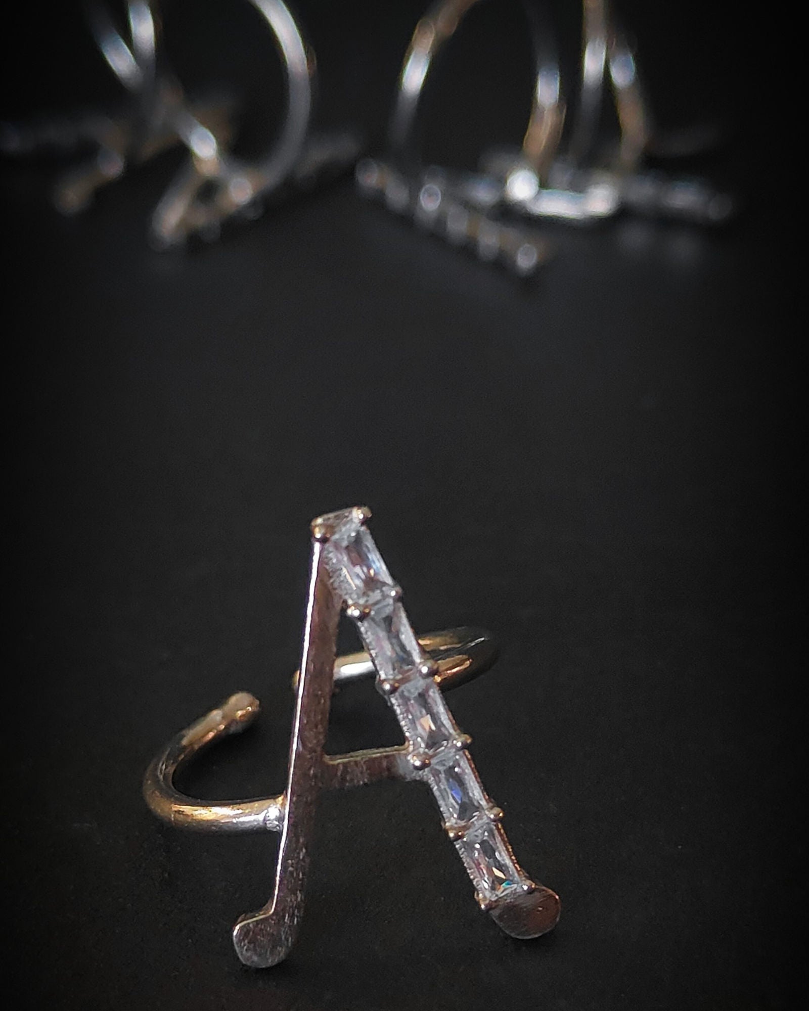 Ace studded Ring