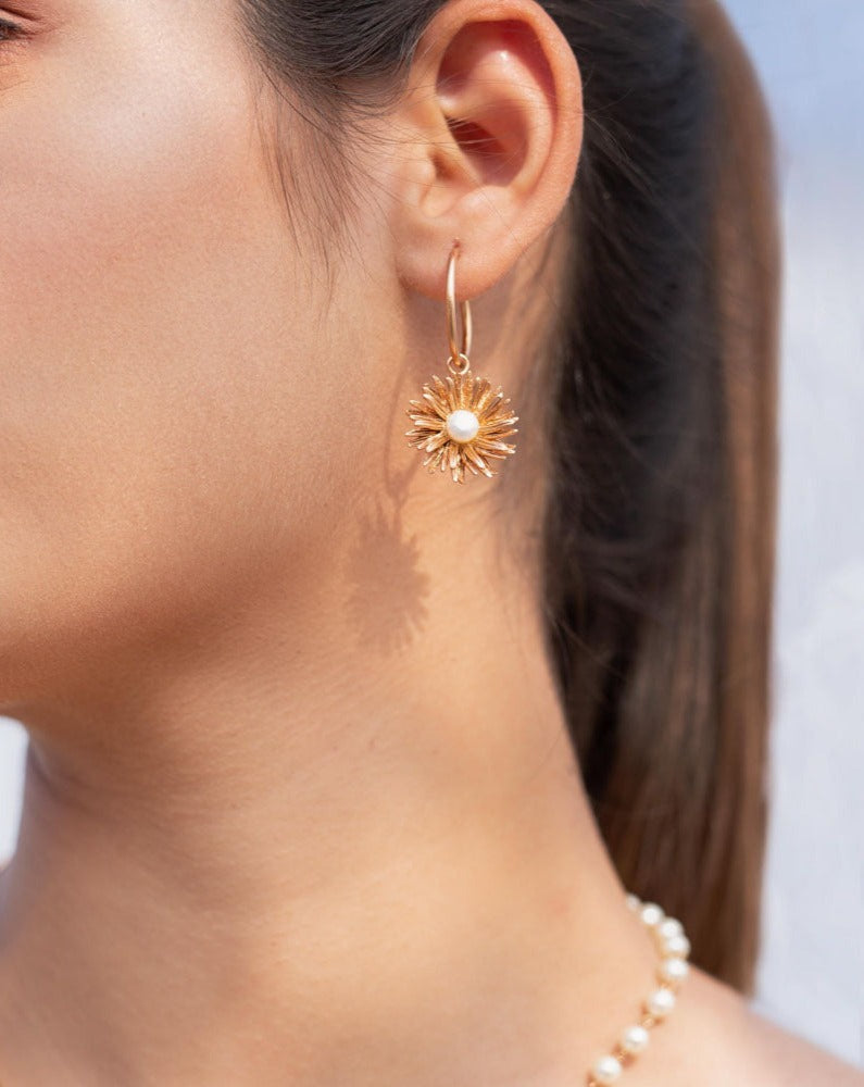 Flower Drop Earrings