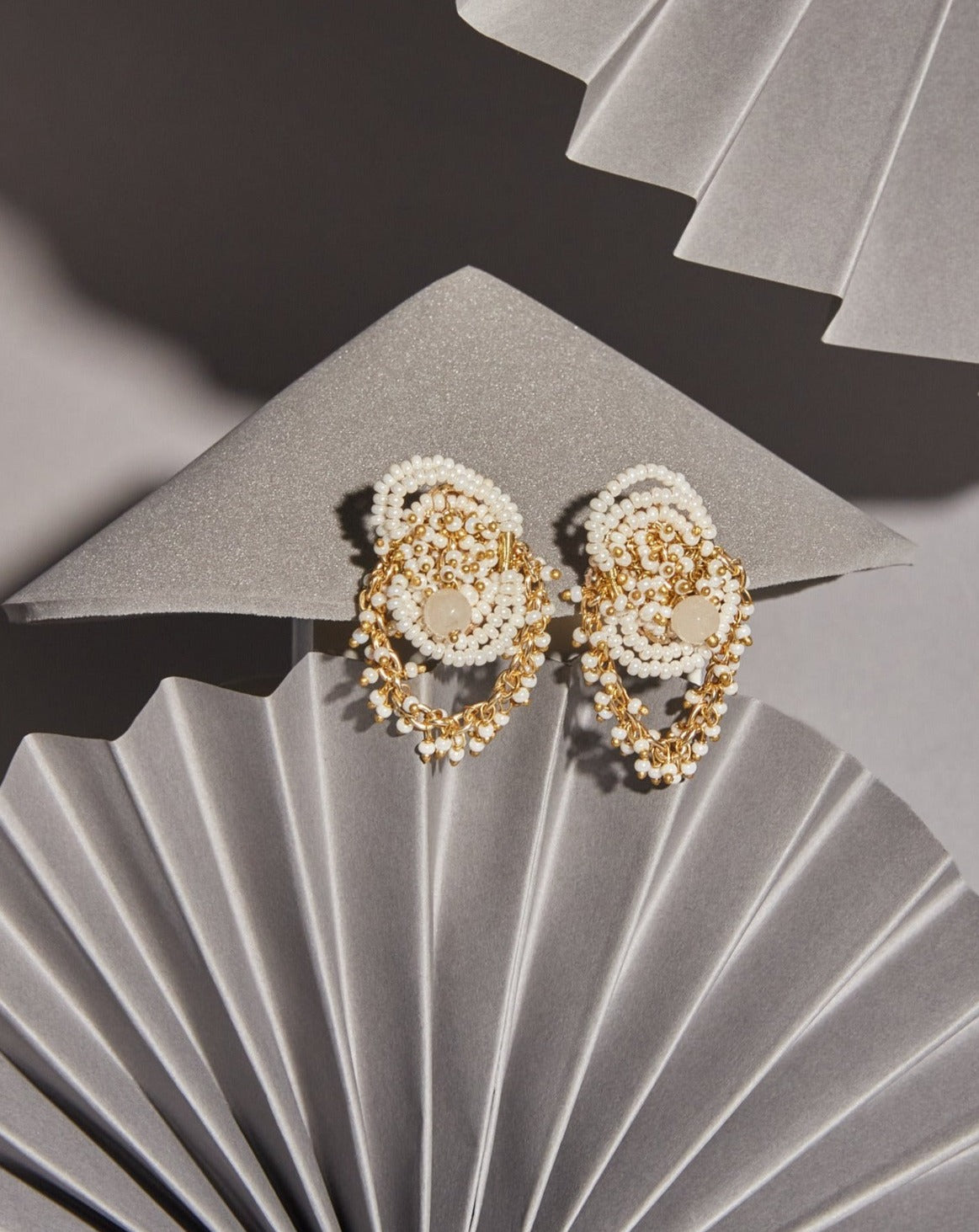 Frilana White Studs