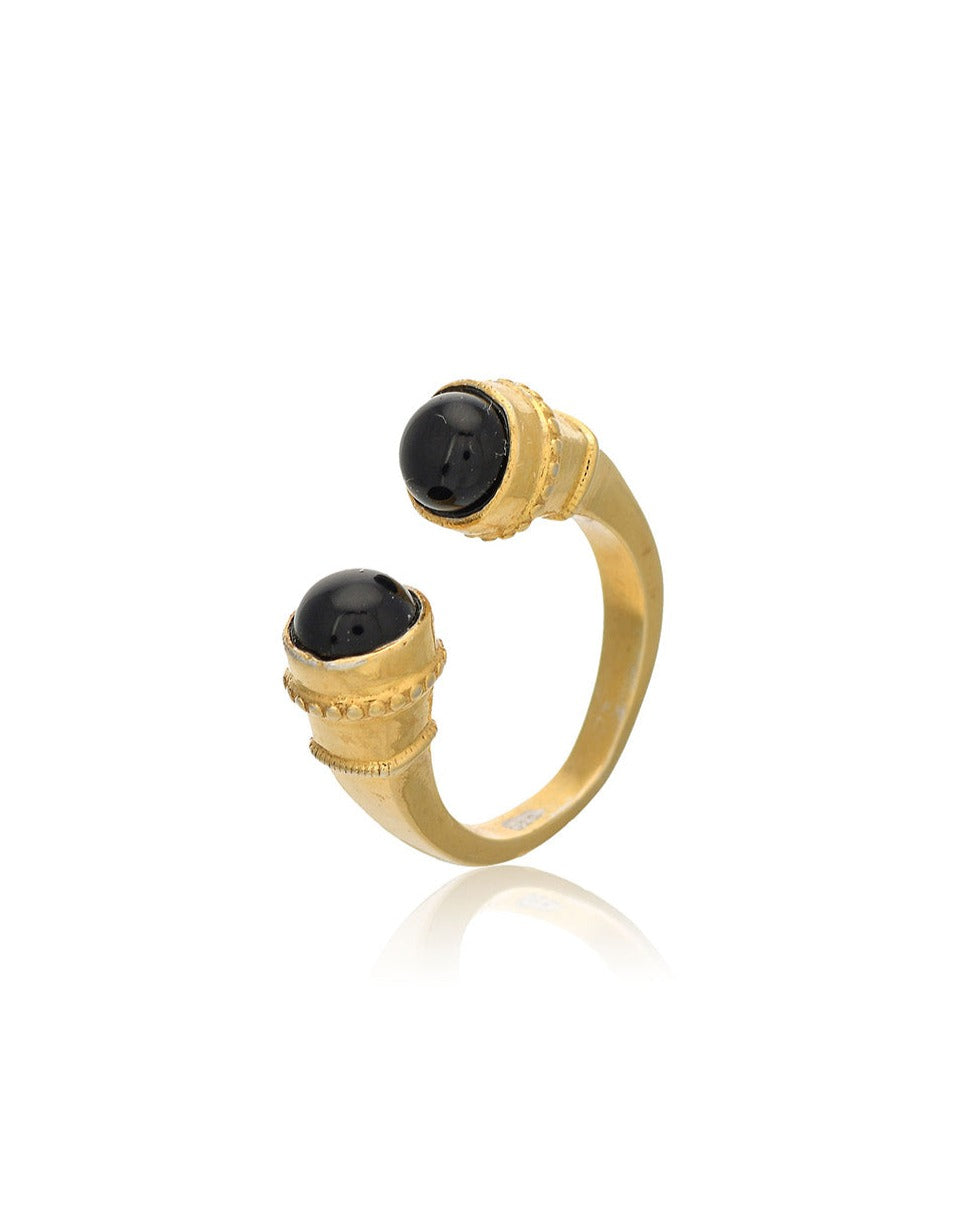 Onyx Cuff Ring