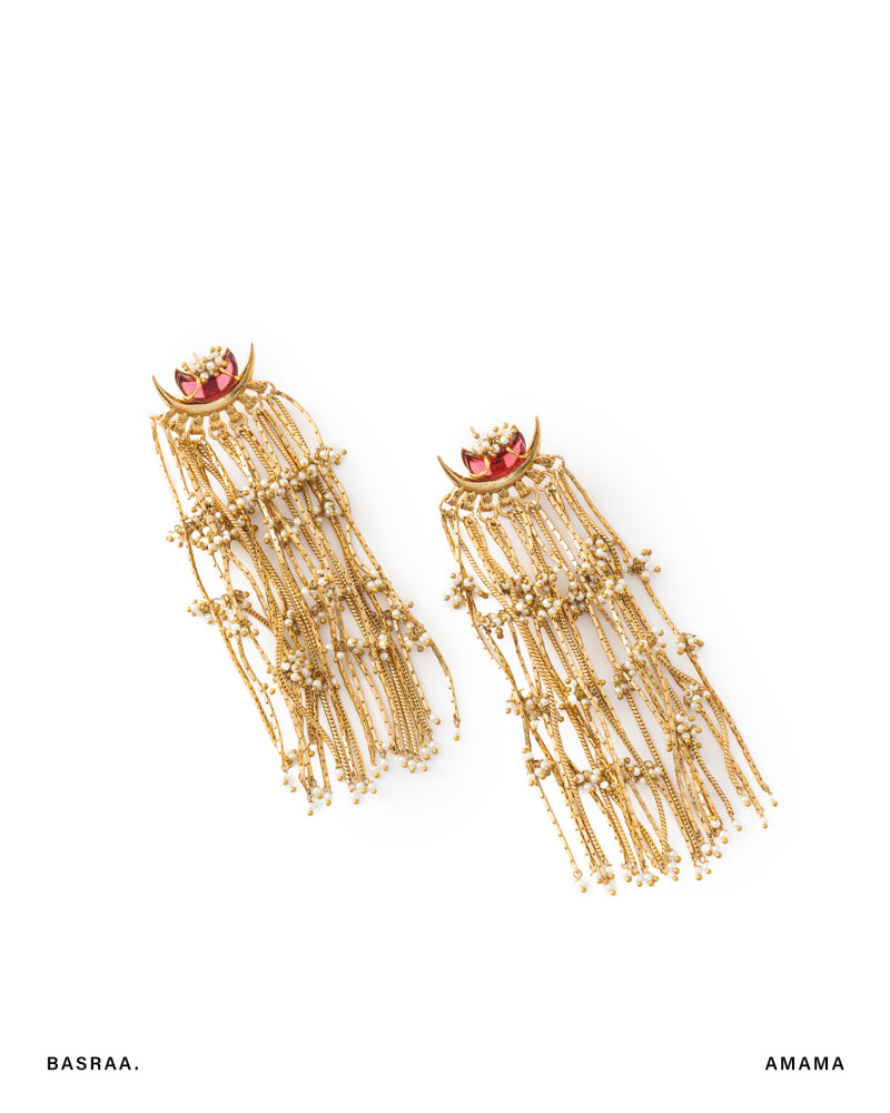 Chand Raag Waterfall Earrings