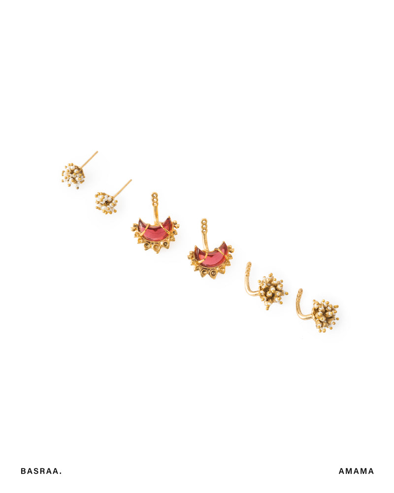 Chand Saaj Front back Earrings (Set of 2)