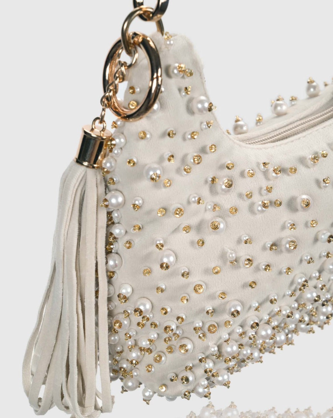 Rhinestone Pearl Purse