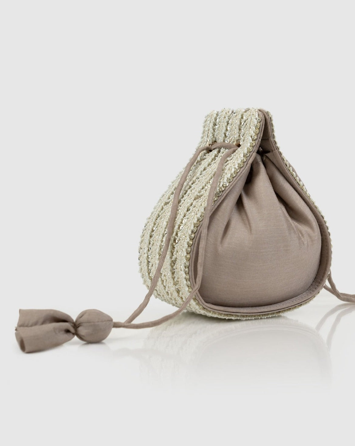 Ivory Modak Potli Bag