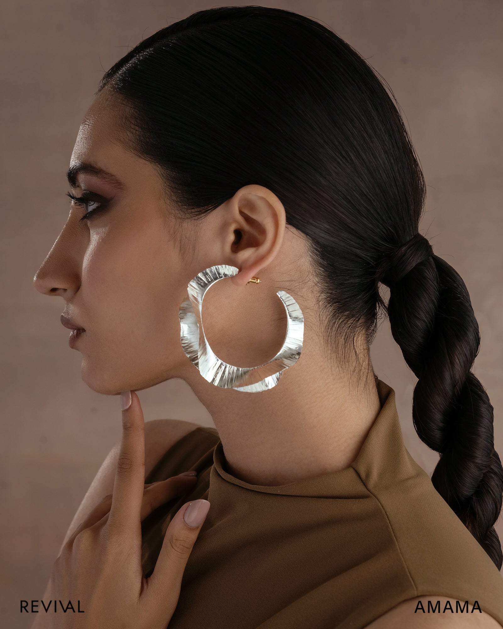 LALIMA HOOPS IN SILVER