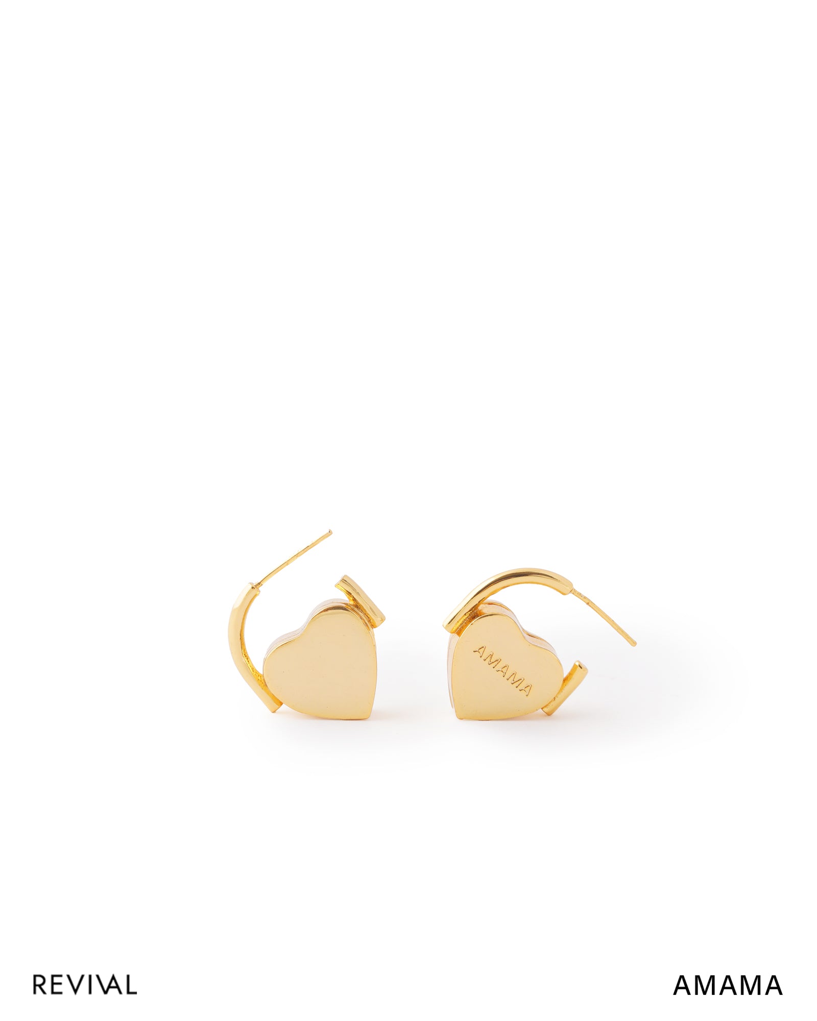 Love Charm Earrings in Gold