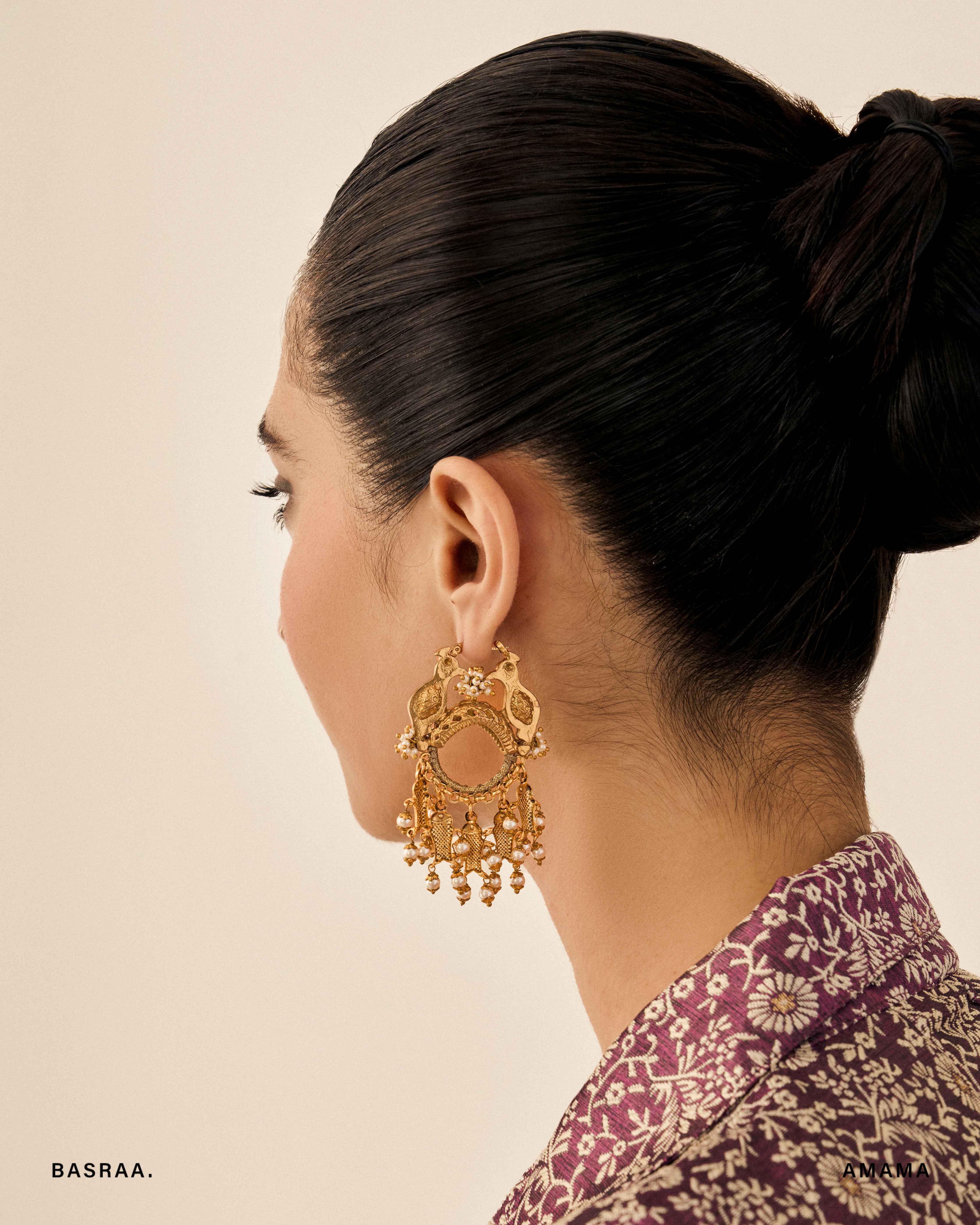 Sakhi Sitara Hoop Earrings