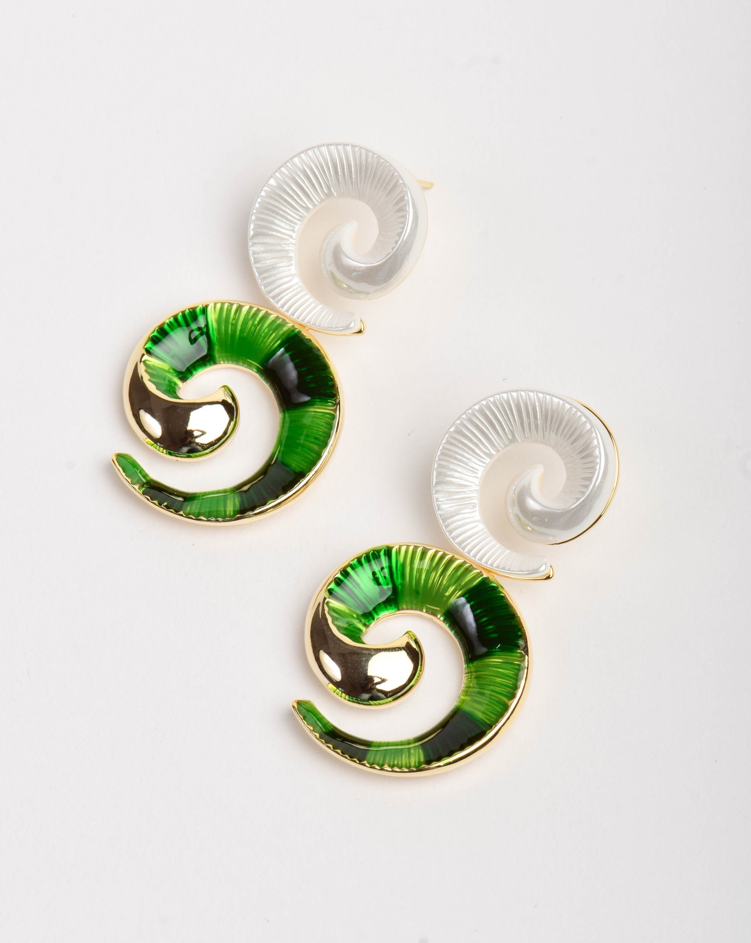 Ava Green Earrings