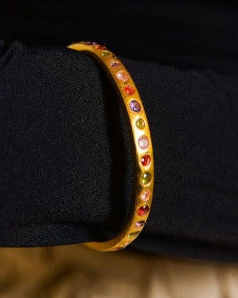 Multi Stone Bangle