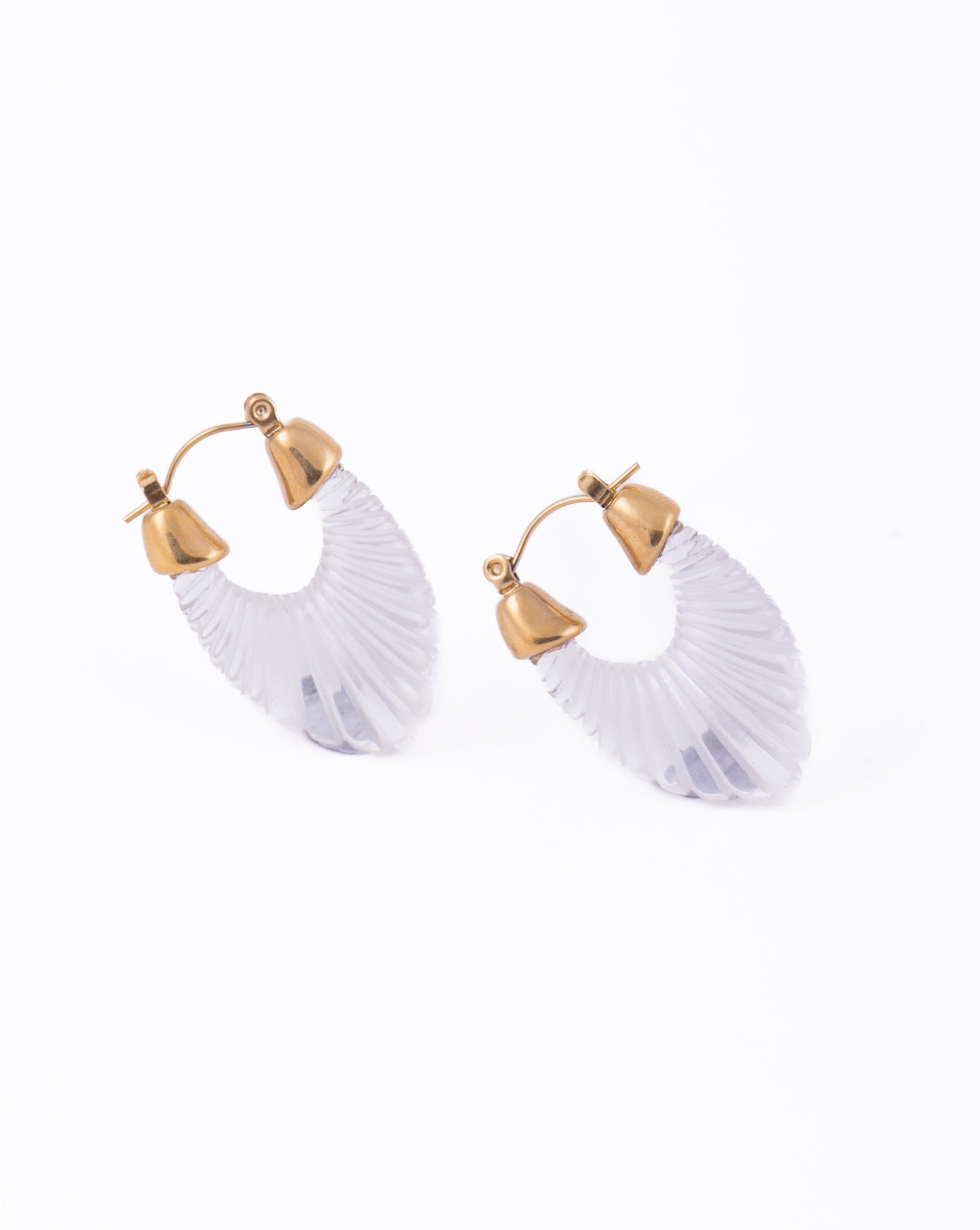 Emica Earrings in White