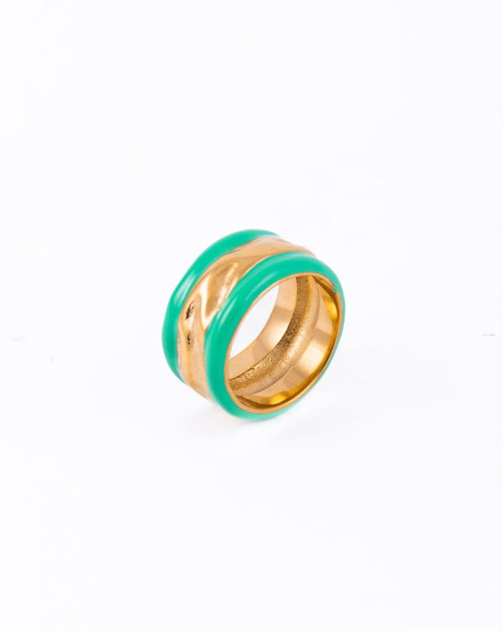 Suki Rings In Green