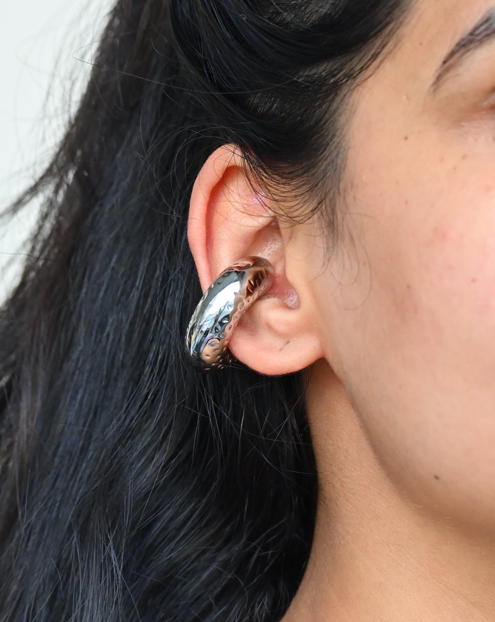 Kai Ear Cuff In Silver