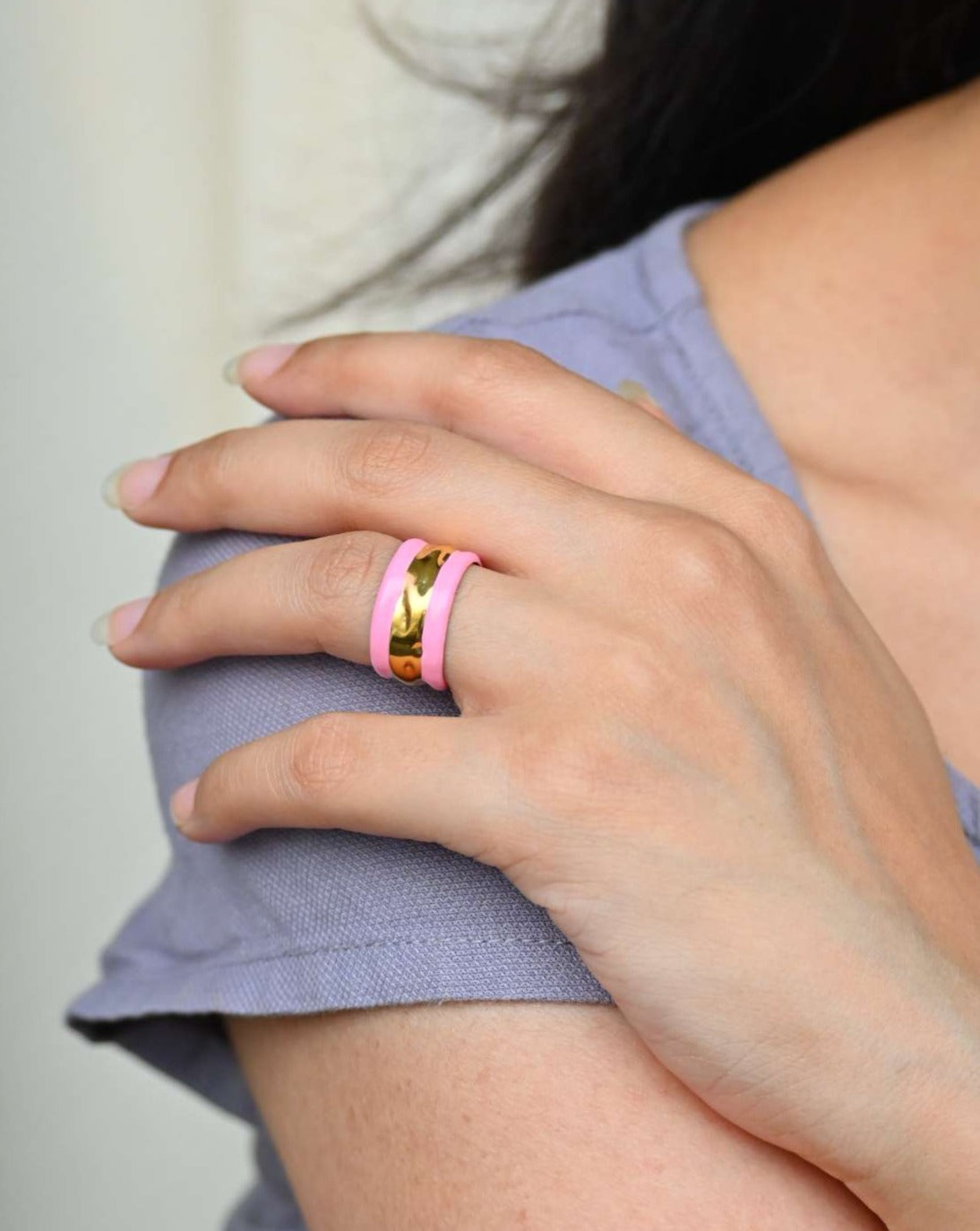 Suki Rings In Pink