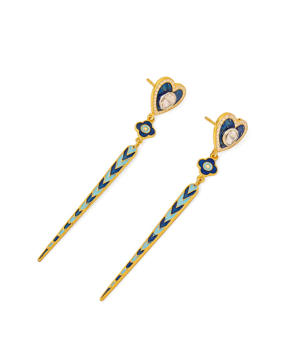 Dil Tila Linear Earrings