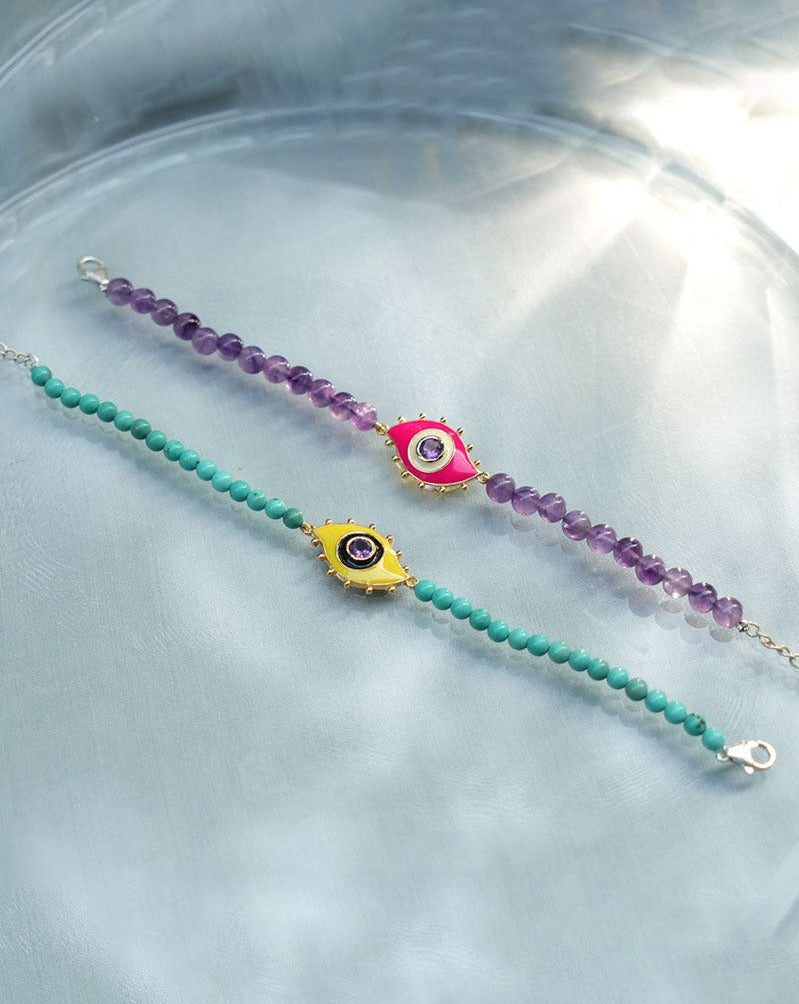 Nyana Bracelet With Beaded Chain