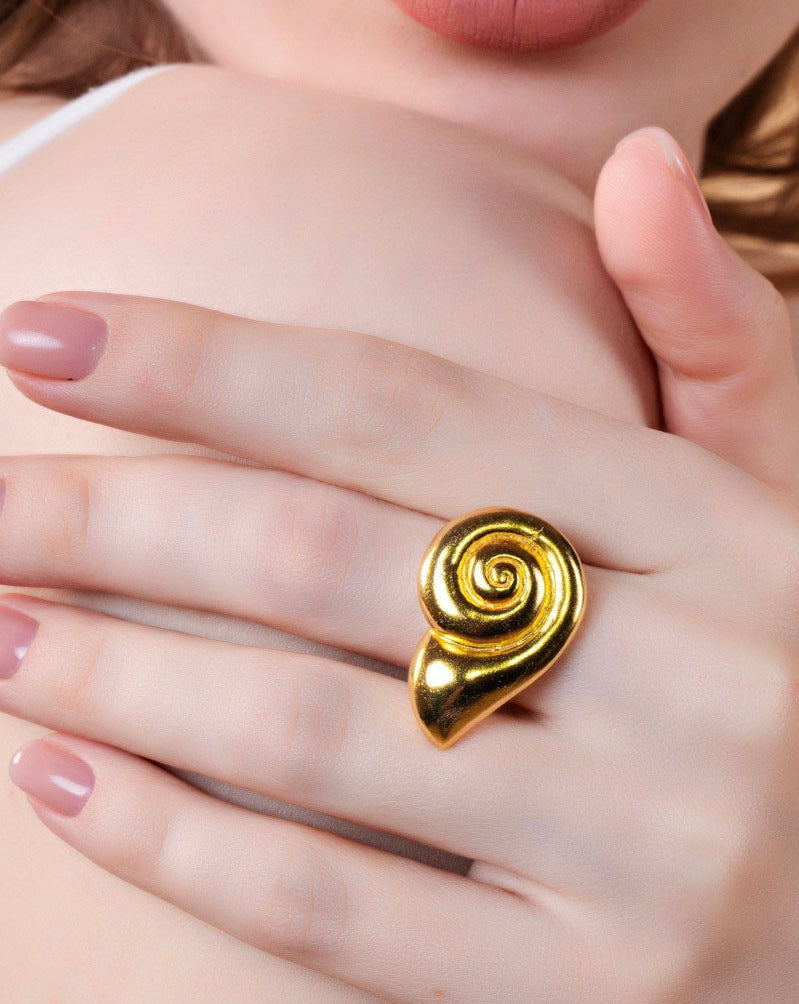 Moon Snail Ring