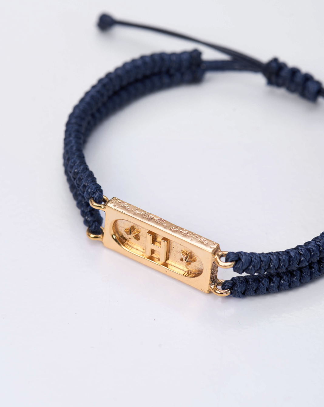 Brick Bond Bracelet In Ink Blue