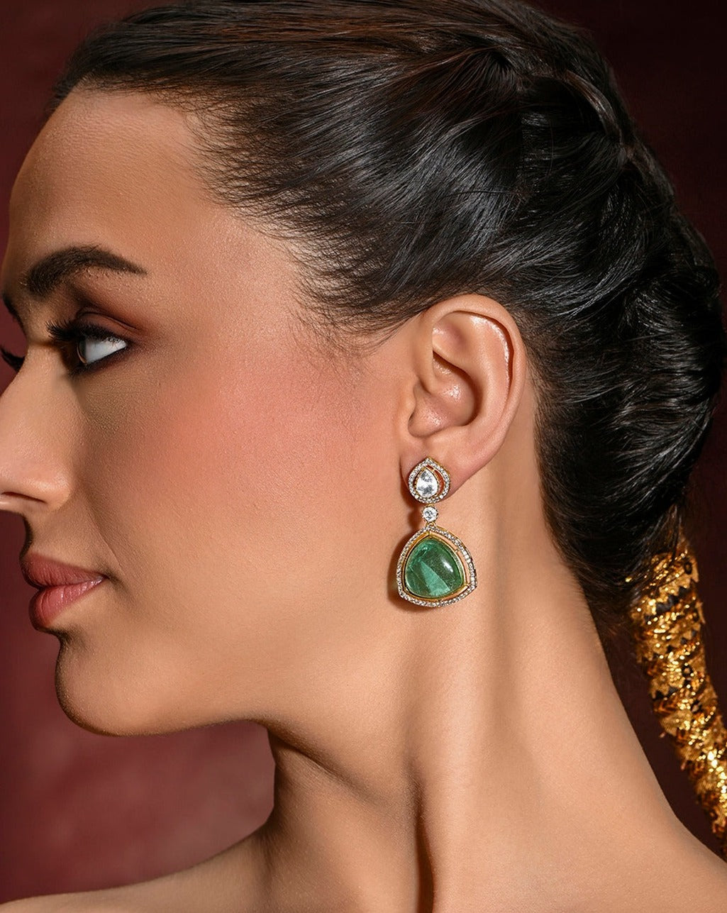 Luminary Green Dangler Earrings