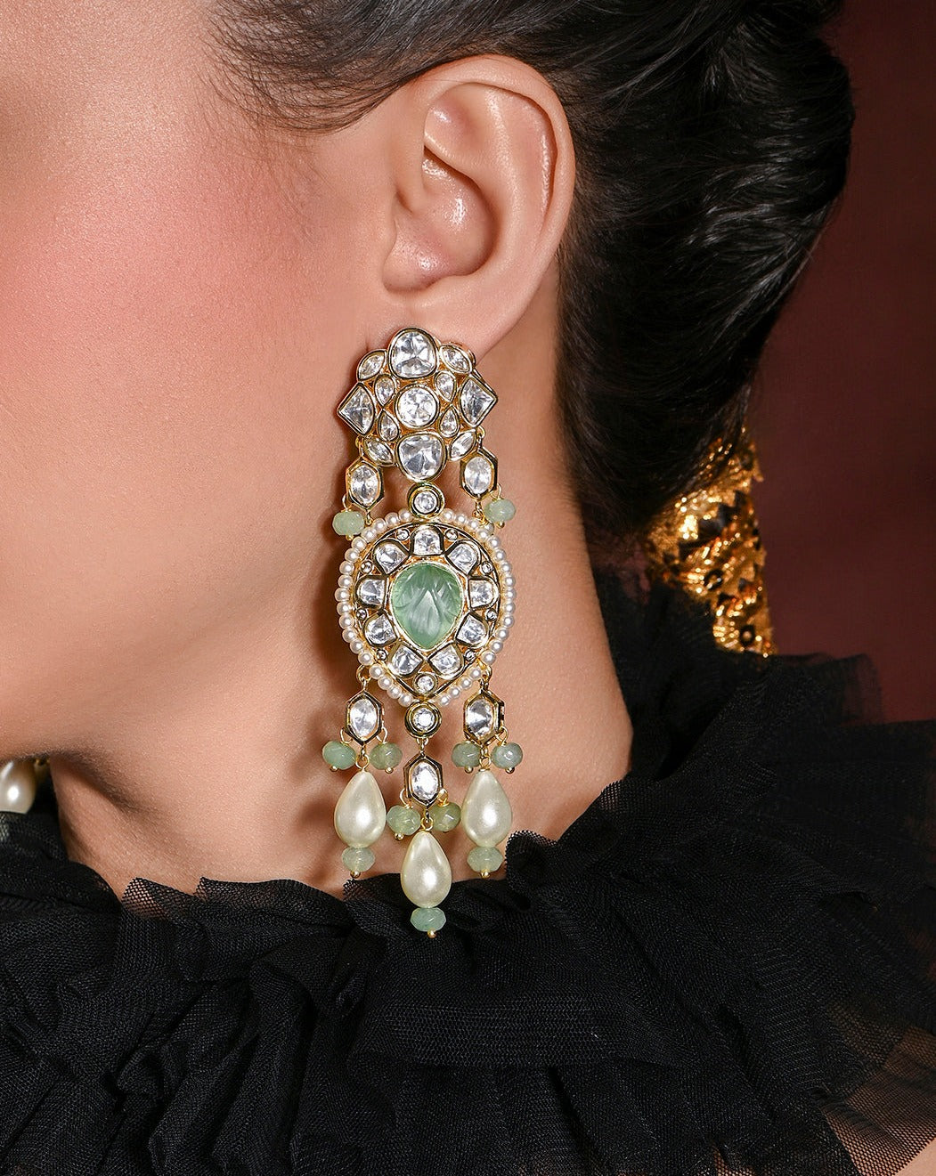 Euphoric Green Dangler Earrings