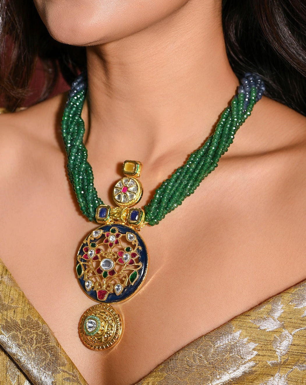 Glamourous Green Necklace