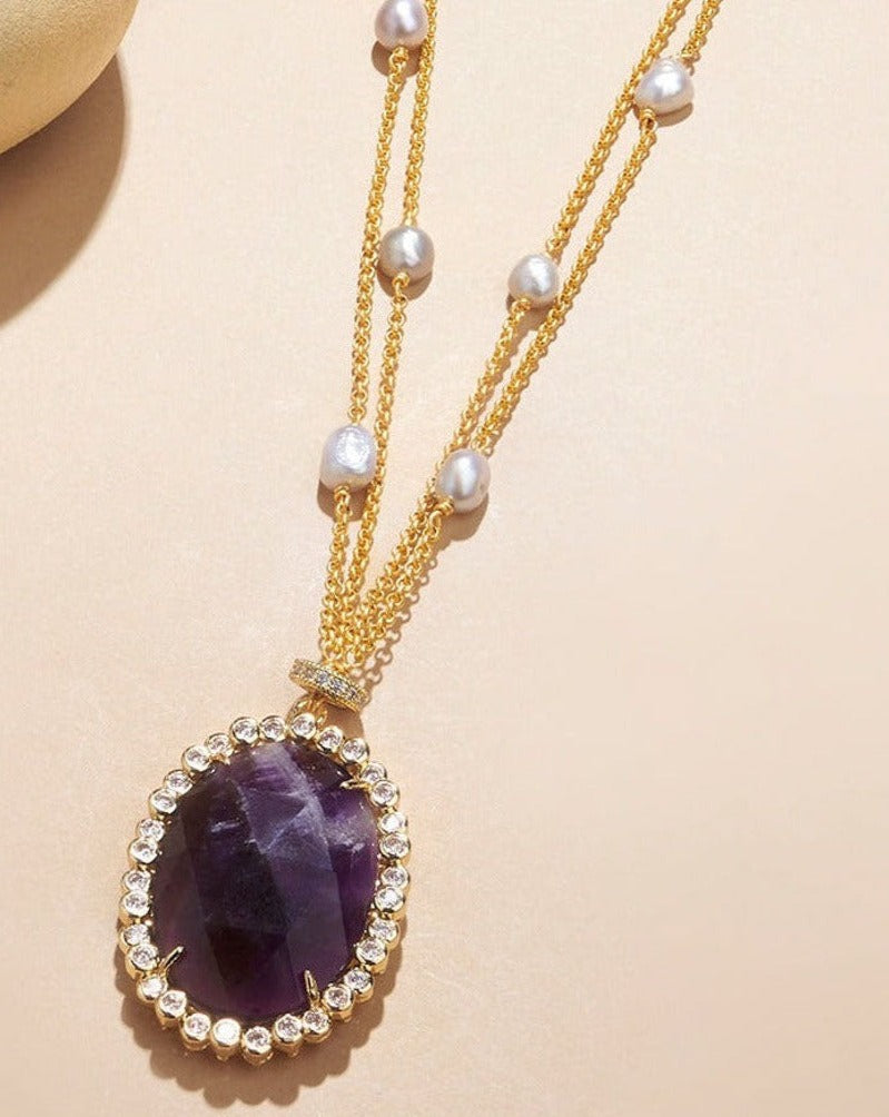 Effervescent Amethyst Necklace