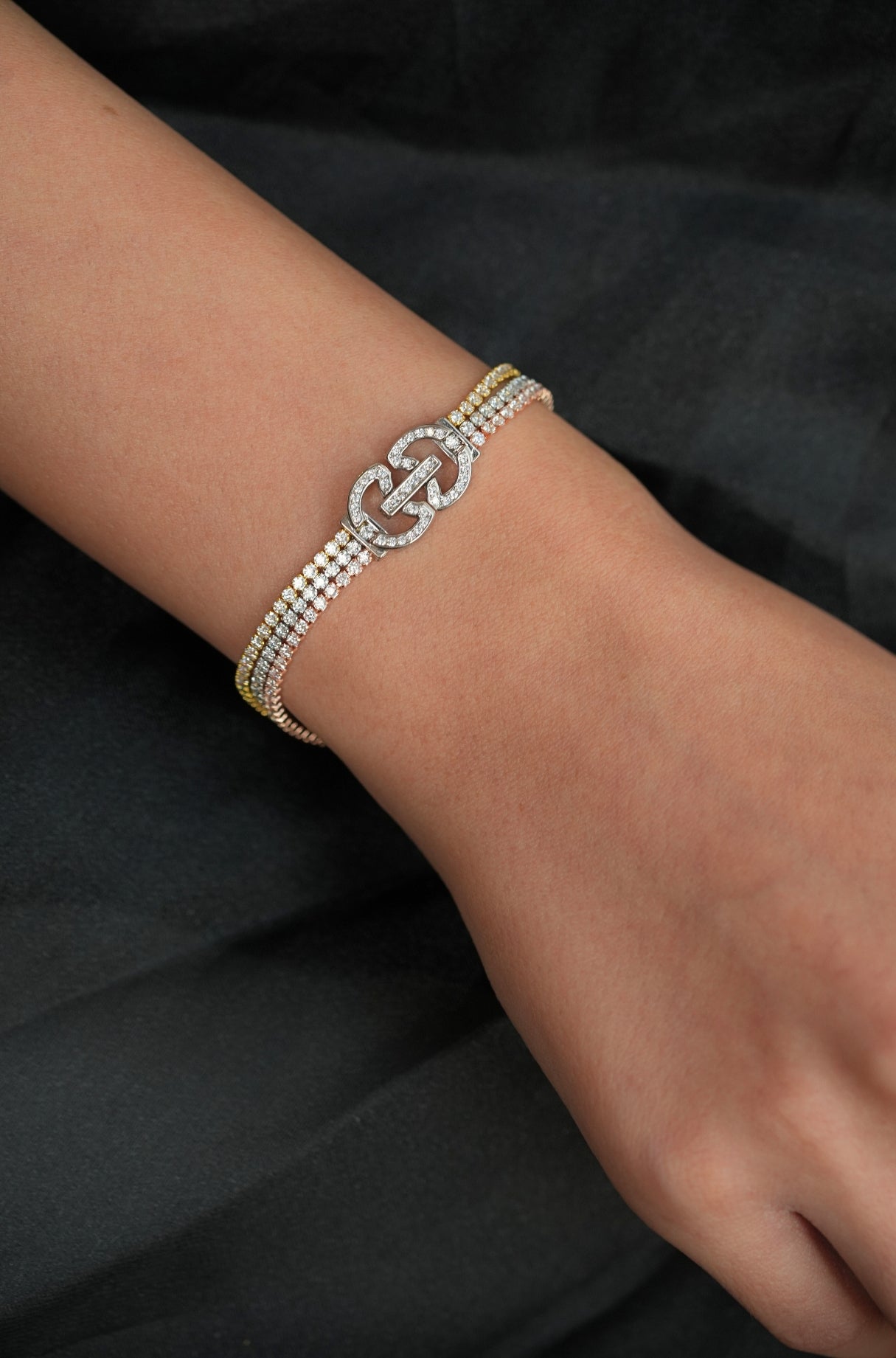 Trinity Glow Diamond Bracelet