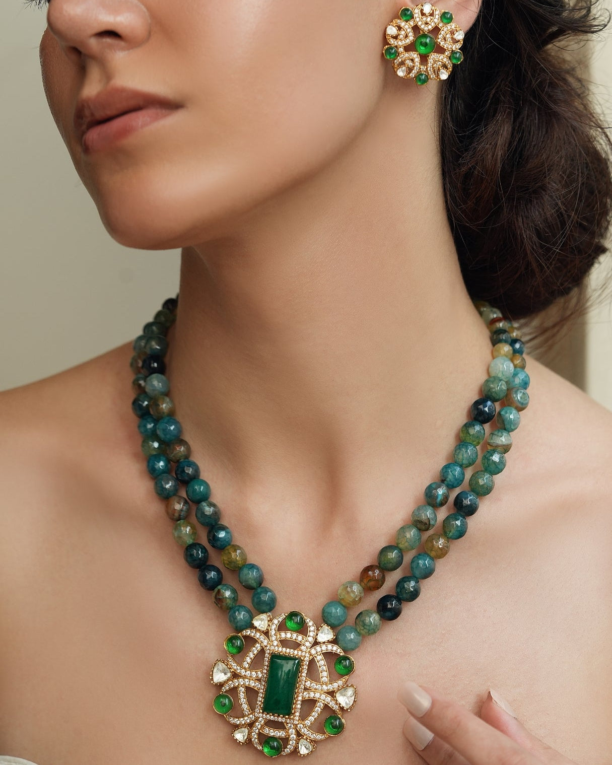 Dark Verdure Harmony Necklace Set