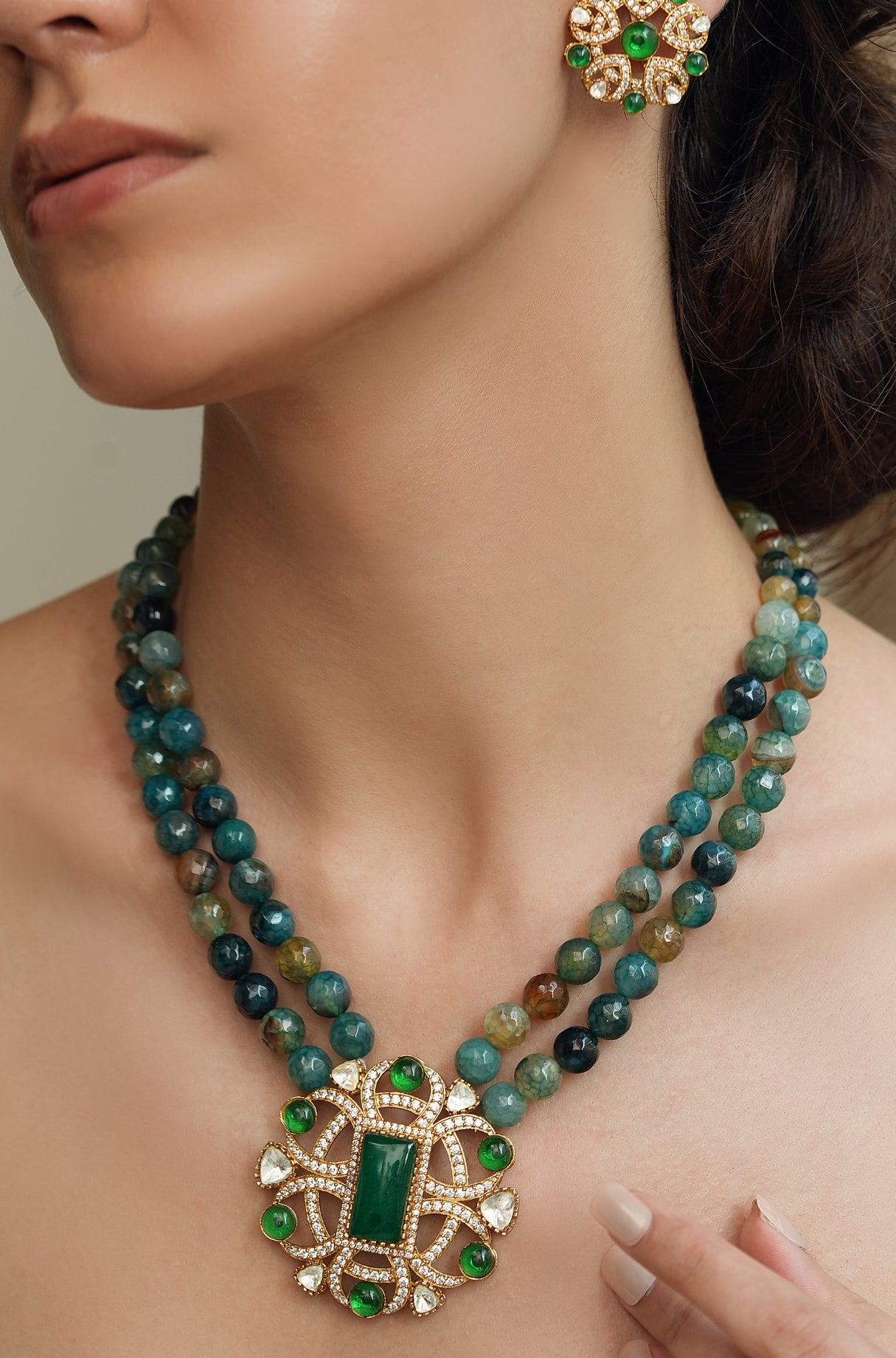 Dark Verdure Harmony Necklace Set