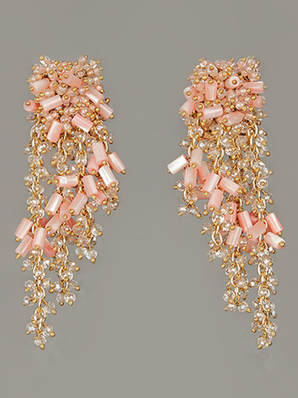 Contemporary Elegant Pearl Tassel Earrings