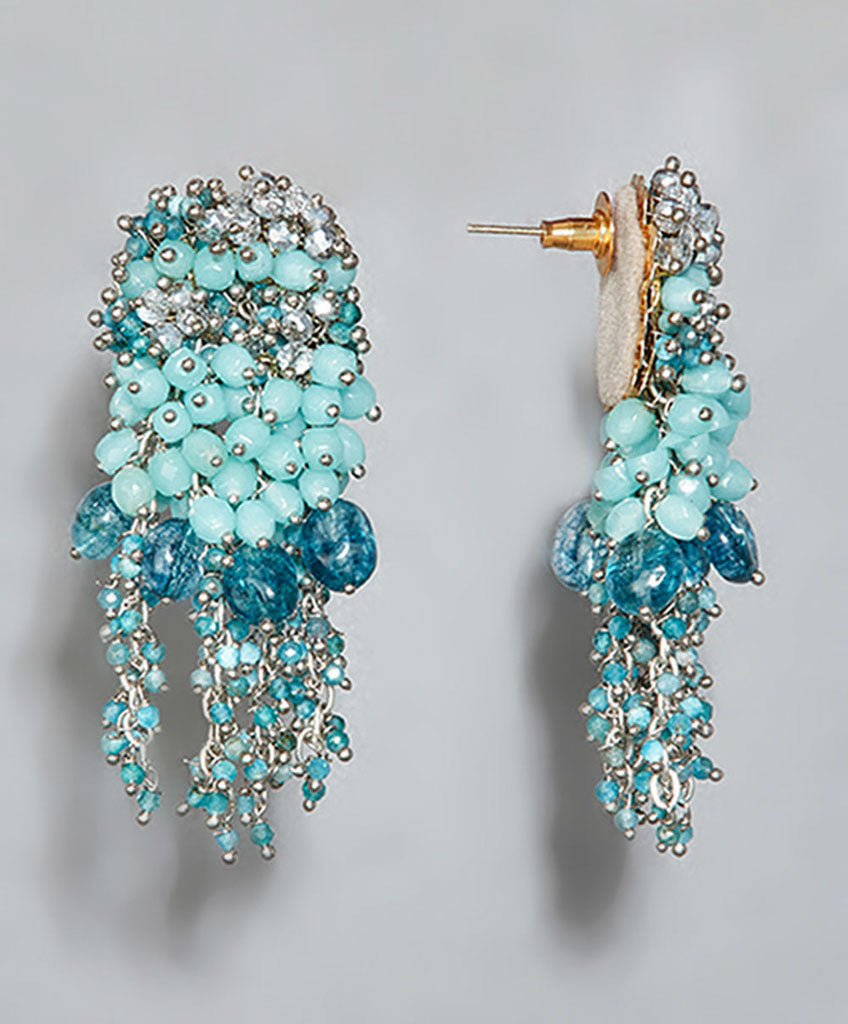 Royal Turquoise Unique Handcrafted Earrings