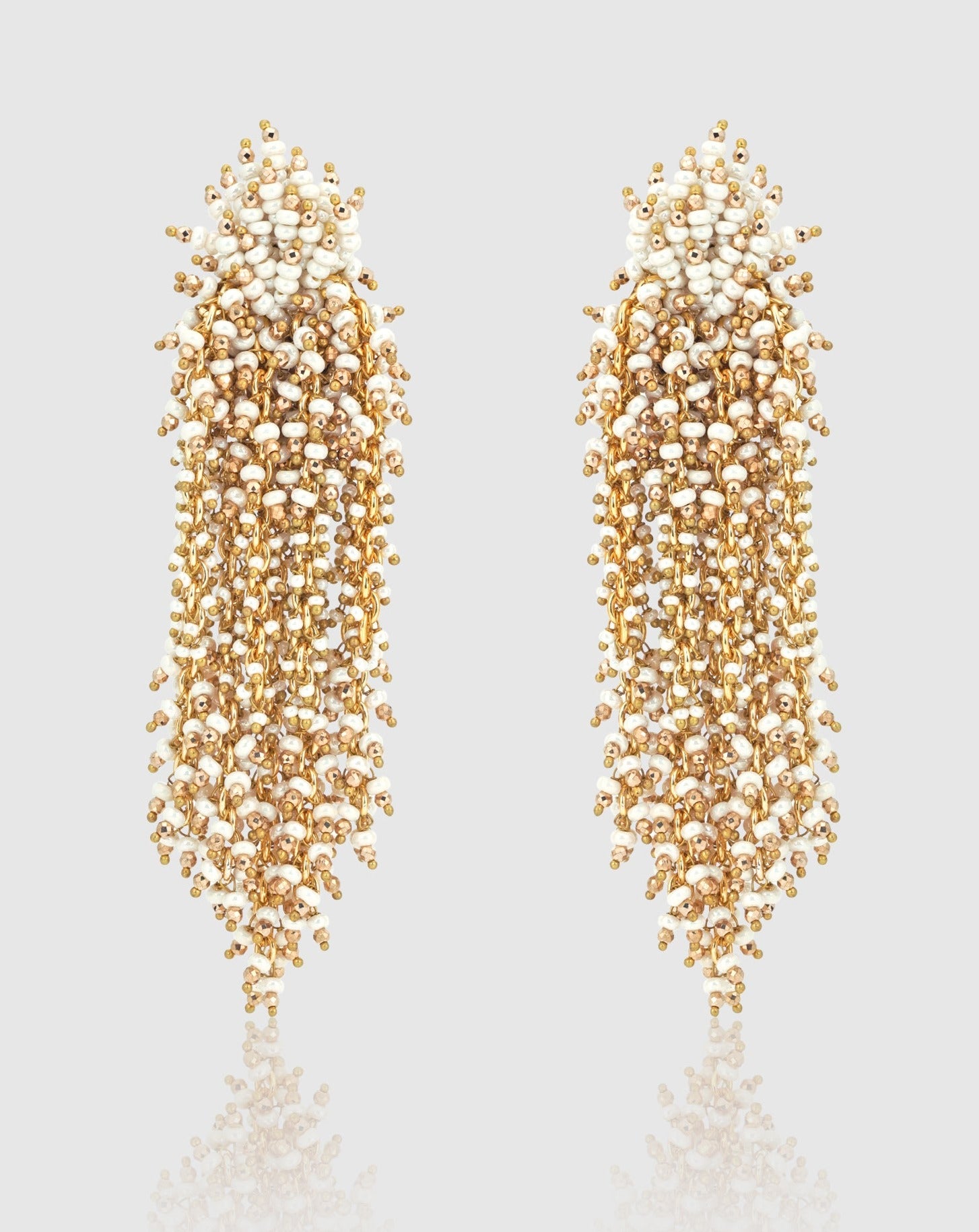 Glimmering Gold Earrings