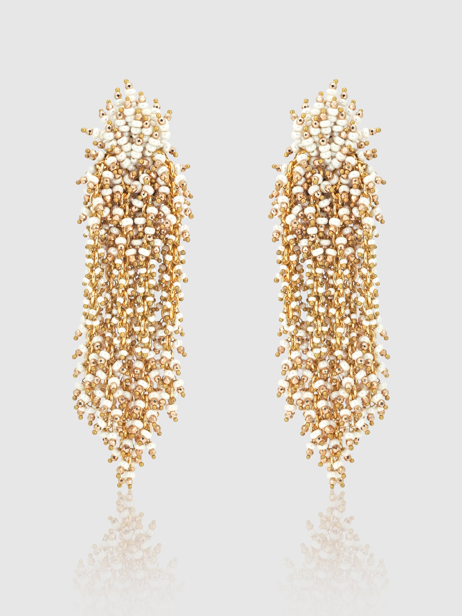 Glimmering Gold Earrings